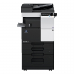柯尼卡美能达 287 黑色 A3黑白多功能复合机复印机打印机扫描多功能一体机(双面器+输稿器+鞍式装订器+四纸盒)