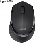 罗技（Logitech） M275鼠标无线办公鼠标右手鼠标 黑色带无线2.4G接收器