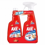 斧头牌(AXE)烟机清洗剂 红石榴油污清洁剂2瓶装套装1kg