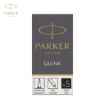 派克（PARKER）钢笔墨水芯 配件系列黑色5支装