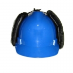 双利 棉帽安全帽 V型,ABS,旋钮式 防寒半皮内胆；SL-102-BPBU 蓝