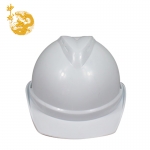 神龙 新国标高强度ABS安全帽工程帽头部防护透气 工地建筑工程施工用安全帽（ABS V型透气款）白色 厂家直发