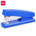 得力（deli）0425订书机(蓝) 96台/箱 耐用型订书机/订书器办公用品