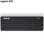 罗技（Logitech） K780 键盘 无线蓝牙键盘 办公键盘 纤薄便携键盘 笔记本键盘 优联 全尺寸 黑色