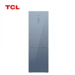 TCL 260升一级双变频风冷无霜电冰箱 三门三温区 AAT养鲜 节能 260P6-C星云蓝