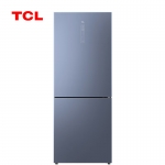 TCL 426升欧式宽储 变频风冷无霜双门冰箱 黄金4℃母乳储鲜 多点离子杀菌净味 节能低音 R426P10-B 晶釉蓝